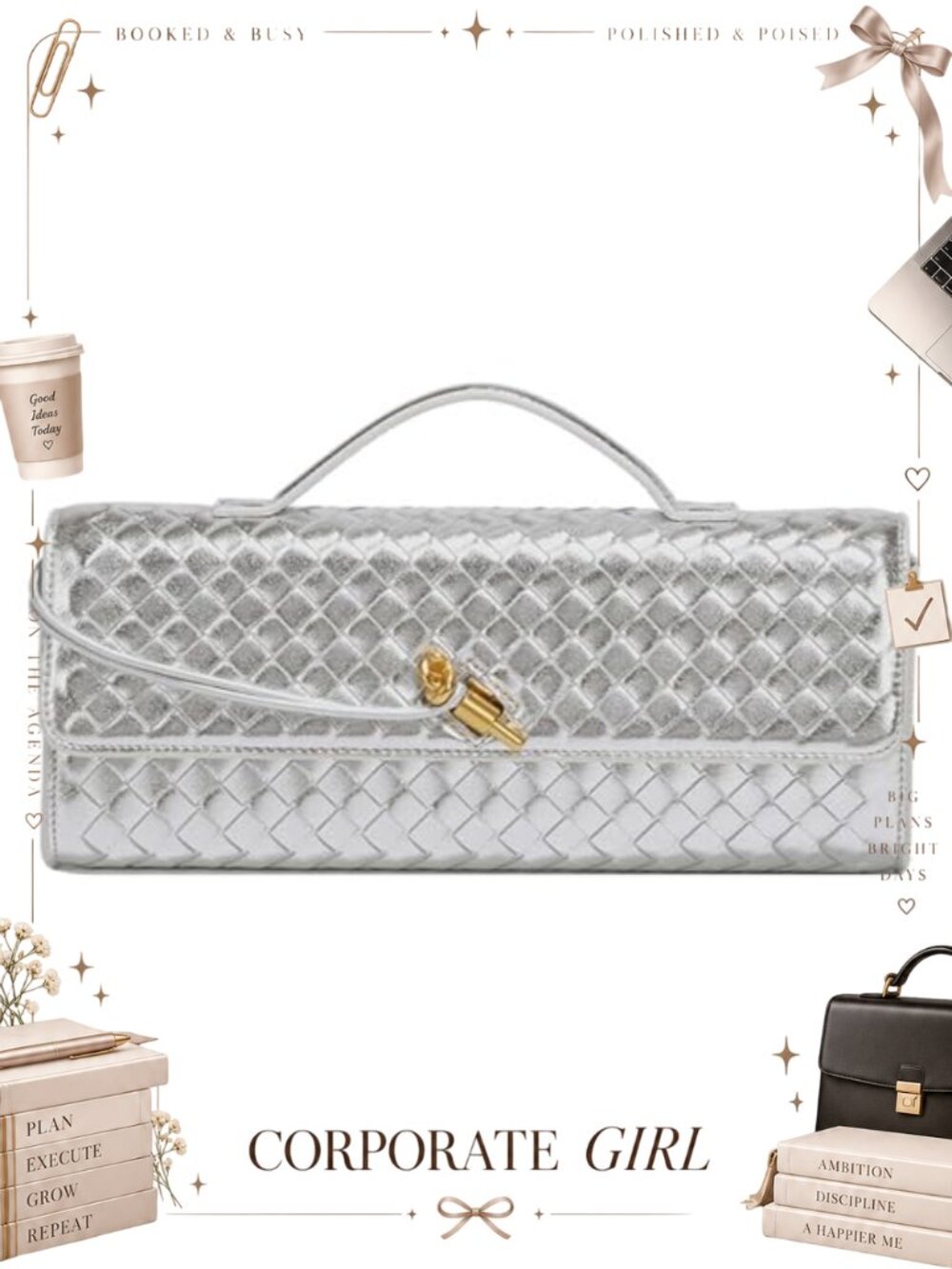 Handwoven Suede Evening Clutch with Detachable Crossbody Strap